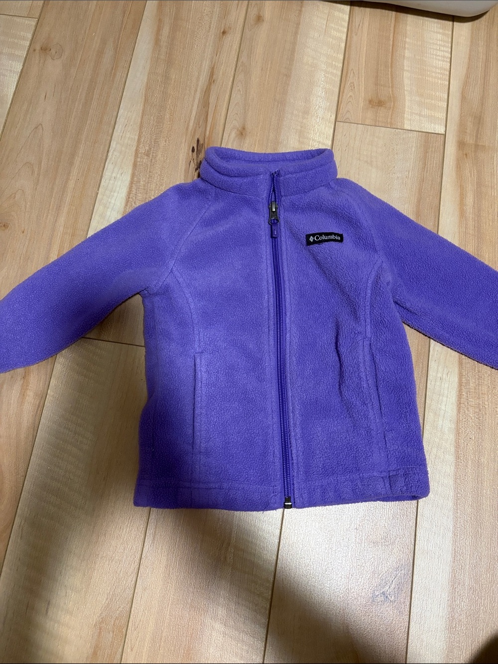 Columbia Kids Purple Full-Zip Fleece Jacket